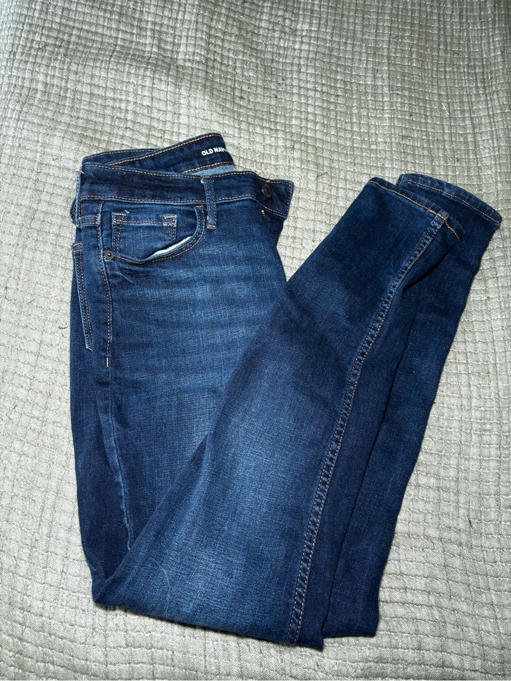 Old Navy Women's Dark Indigo Skinny Jeans